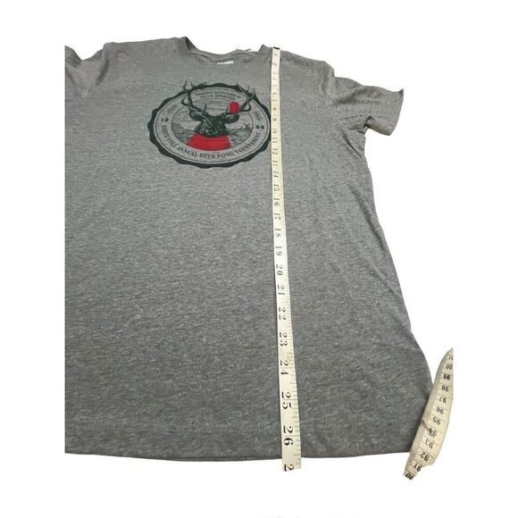 Old Navy Unisex  Soft Graphic Tee Deer Pong Tee Sz M NWT - Picture 6 of 6
